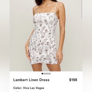 Reformation Lambert Linen Dress